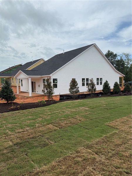 A newly constructed residence features pristine si A newly constructed residence features pristine si