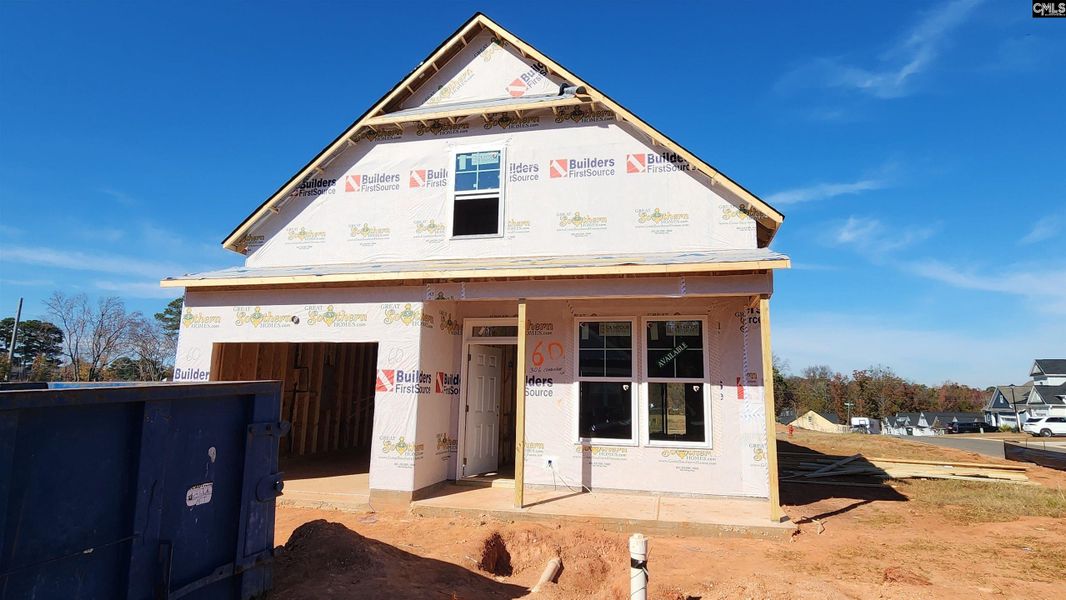 In-progress construction of a new home in Bickley Station, Irmo, SC (Image 25).