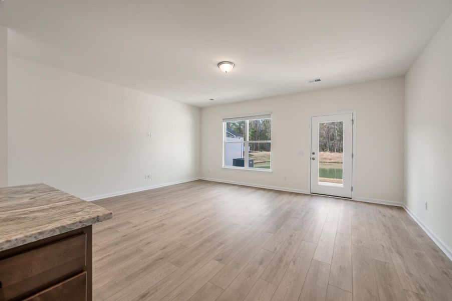 Spacious, unfurnished interior of a new home in The Landings at Montague, Goose Creek (Image 22).