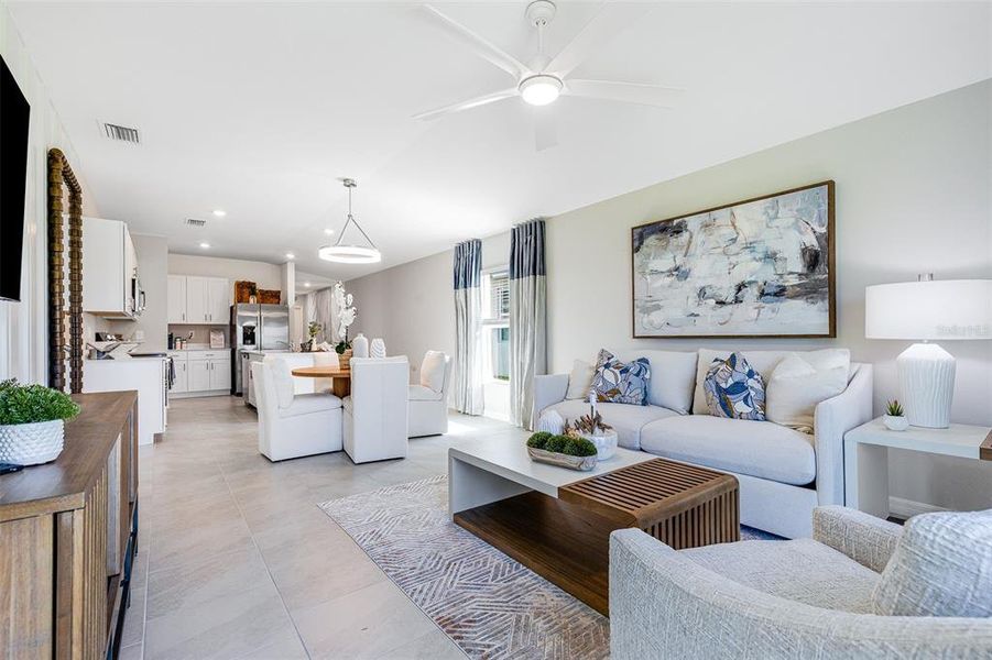 Furnished interior view inside a new home in Lennar at Turnleaf, Punta Gorda (Image 4).
