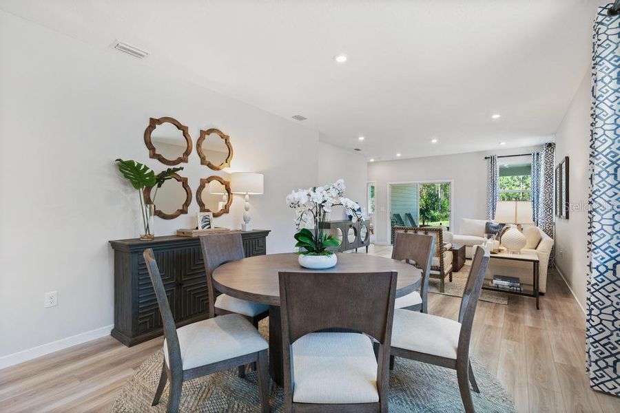 Furnished interior view inside a new home in Seminole Palms, Palm Coast (Image 14).
