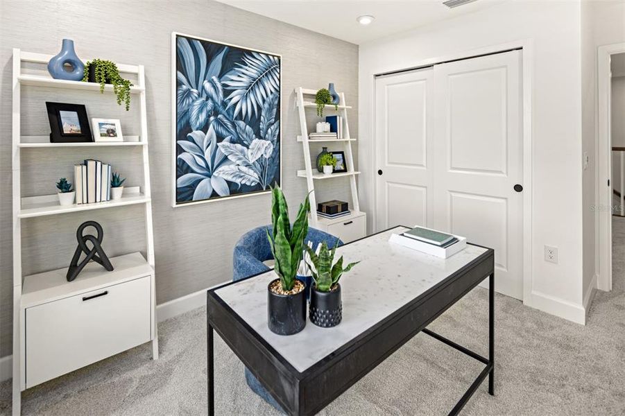 Furnished interior view inside a new home in Gardenia Reserve, Apopka (Image 19). Furnished interior view inside a new home in Gardenia Reserve, Apopka (Image 19).