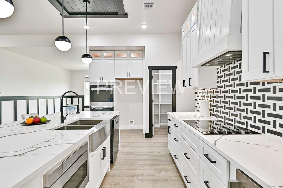Furnished interior view inside a new home in , Angleton (Image 17).