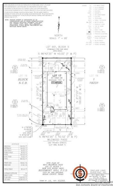 2D floor plan layout of this home in Rosemont Hill, San Antonio, TX (Image 2).