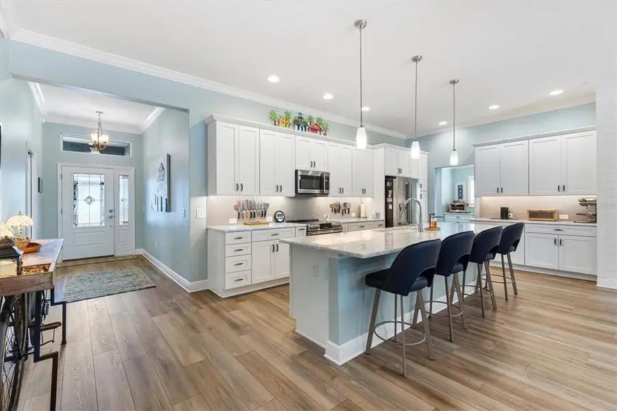 Furnished interior view inside a new home in , The Villages (Image 19).