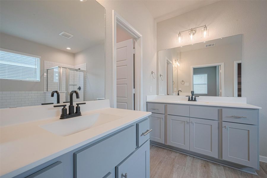 Furnished interior view inside a new home in , Brookshire (Image 18).