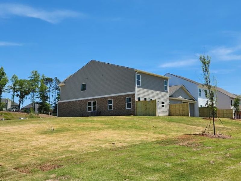 Representative exterior details of a home built from the Springdale Townhome by Piedmont Residential in The Retreat at Browns Ridge, Newnan (Image 33).