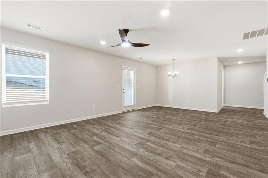Spacious, unfurnished interior of a new home in Jones Crossing, Hogansville (Image 16). Spacious, unfurnished interior of a new home in Jones Crossing, Hogansville (Image 16).