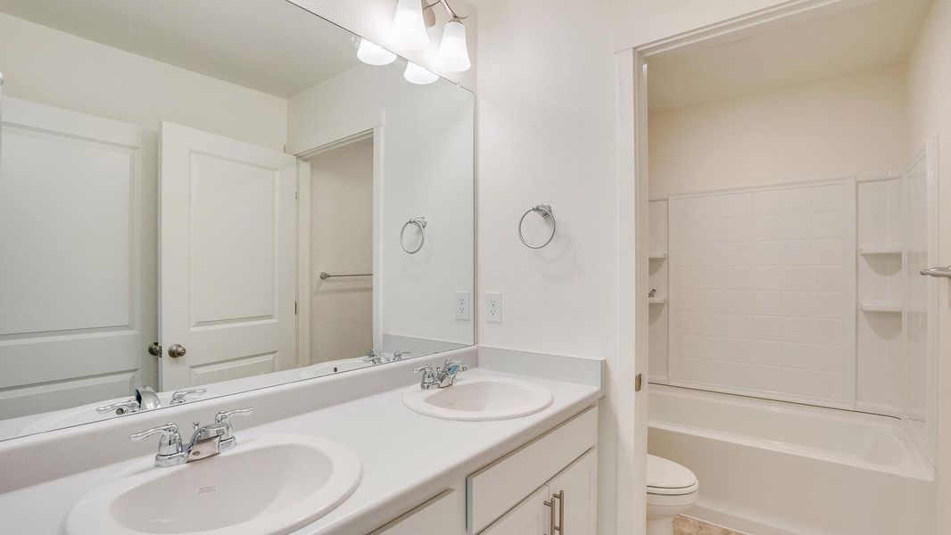 Furnished interior view inside a new home in Spring Valley Ranch, Elizabeth (Image 11).