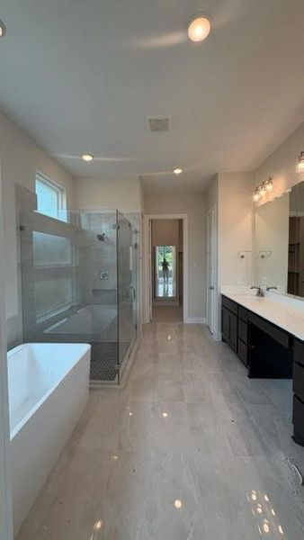 In-progress construction of a new home in Clopton Farms, Montgomery, TX (Image 9).