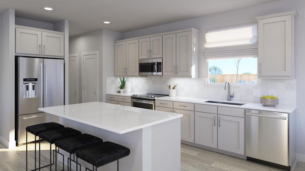 Furnished interior view inside a new home in Ryegrass Collection – Freedom at Anthem, Kyle (Image 7).