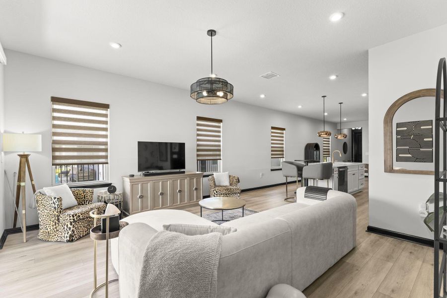 Furnished interior view inside a new home in , Port St. Lucie (Image 32).