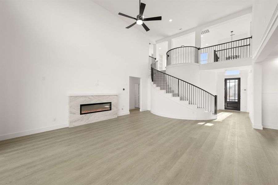 Spacious, unfurnished interior of a new home in Westside Preserve, Midlothian (Image 18).