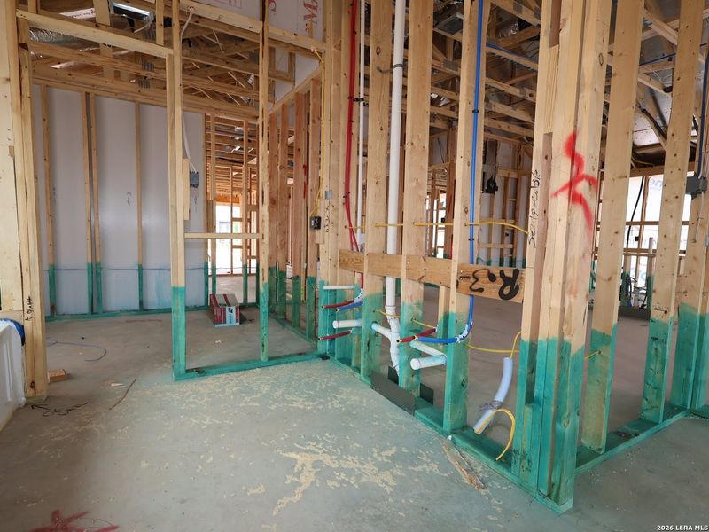 In-progress construction of a new home in Meadows at Clear Springs, New Braunfels, TX (Image 17).