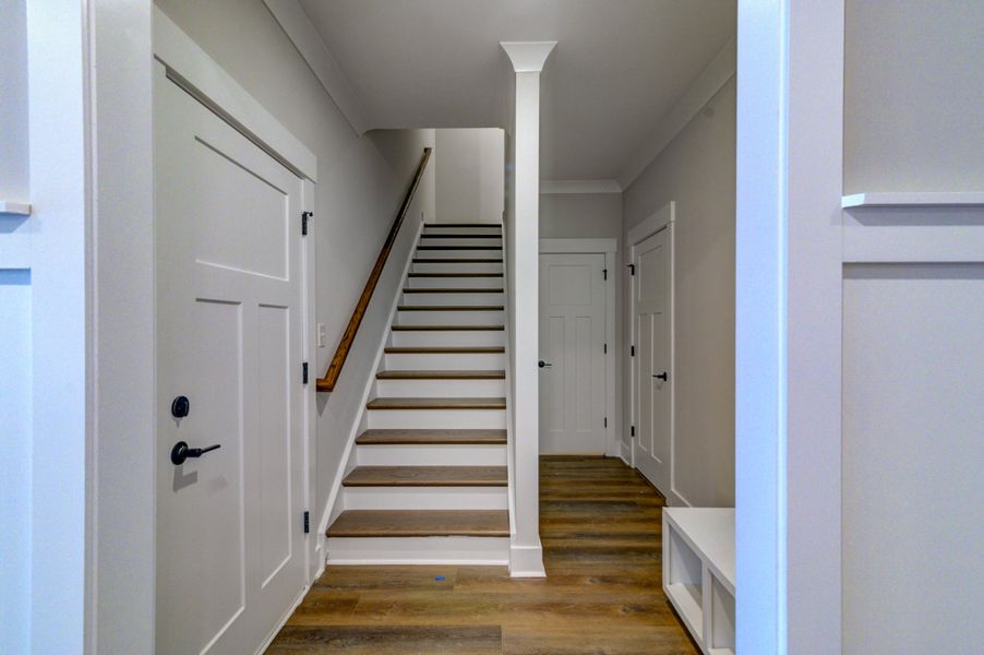 Representative unfurnished interior of a home built from the Sumter by Center Park Homes in Sweetbay Cove, Summerville (Image 26). Representative unfurnished interior of a home built from the Sumter by Center Park Homes in Sweetbay Cove, Summerville (Image 26).