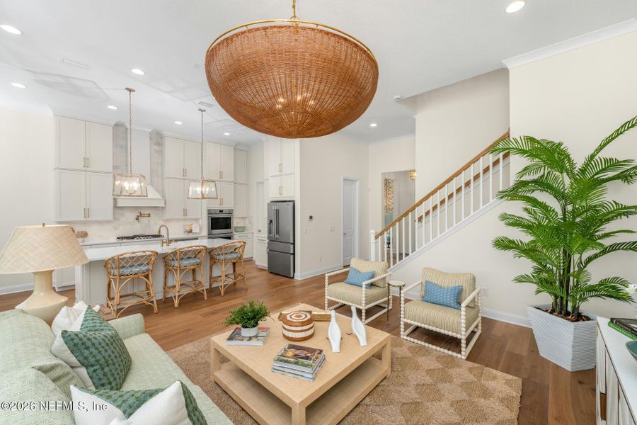 Furnished interior view inside a new home in Reflections at Nocatee, Ponte Vedra (Image 9). Furnished interior view inside a new home in Reflections at Nocatee, Ponte Vedra (Image 9).