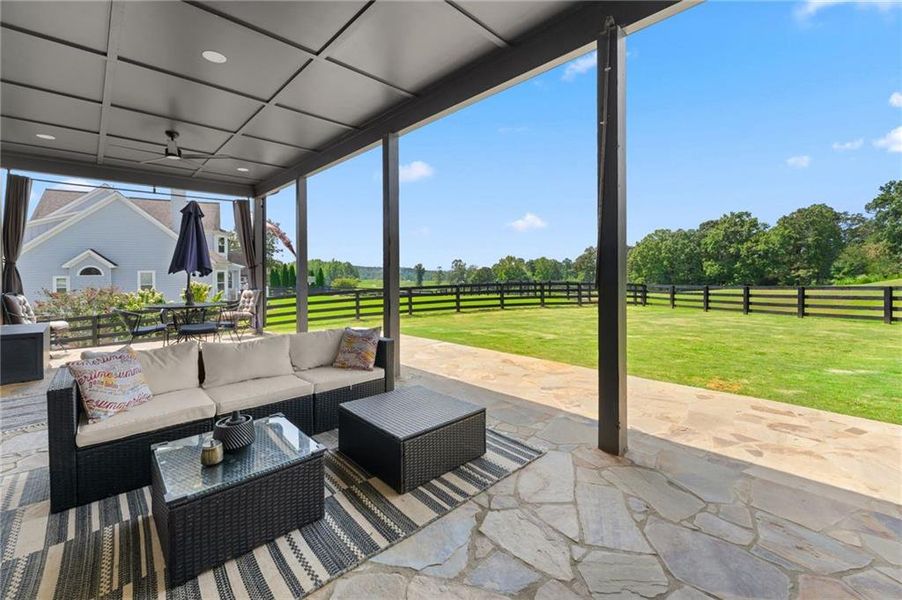 Exterior details and patio area of a home in , Dawsonville (Image 26).
