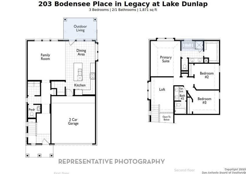 2D floor plan layout of this home in Legacy at Lake Dunlap: 40ft. lots, New Braunfels, TX (Image 2). 2D floor plan layout of this home in Legacy at Lake Dunlap: 40ft. lots, New Braunfels, TX (Image 2).
