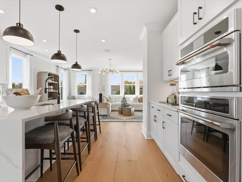 Furnished interior view inside a new home in Ross Farms, Charlotte (Image 26).