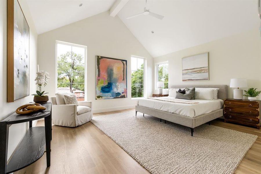 Furnished interior view inside a new home in , Dallas (Image 11). Furnished interior view inside a new home in , Dallas (Image 11).