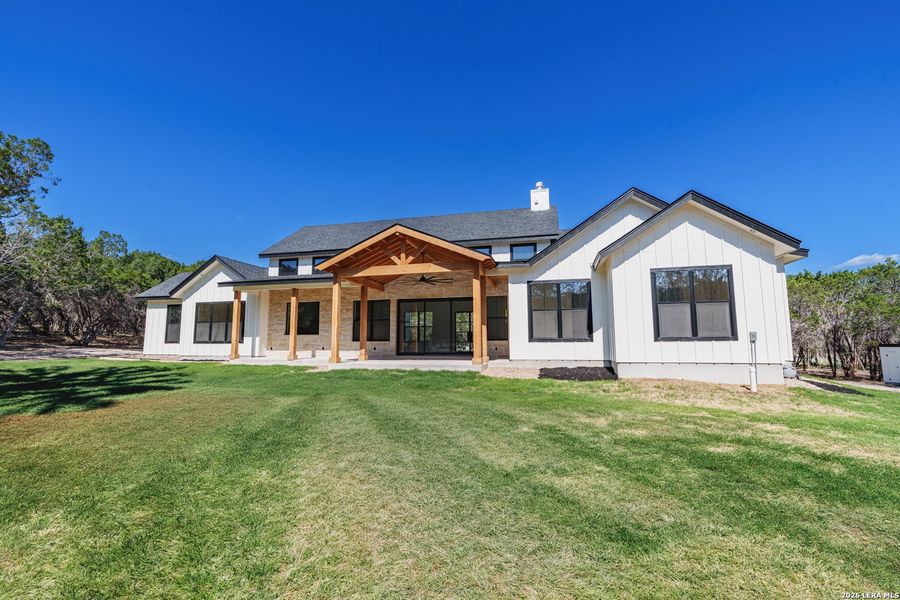 Exterior details and patio area of a home in , Boerne (Image 3).