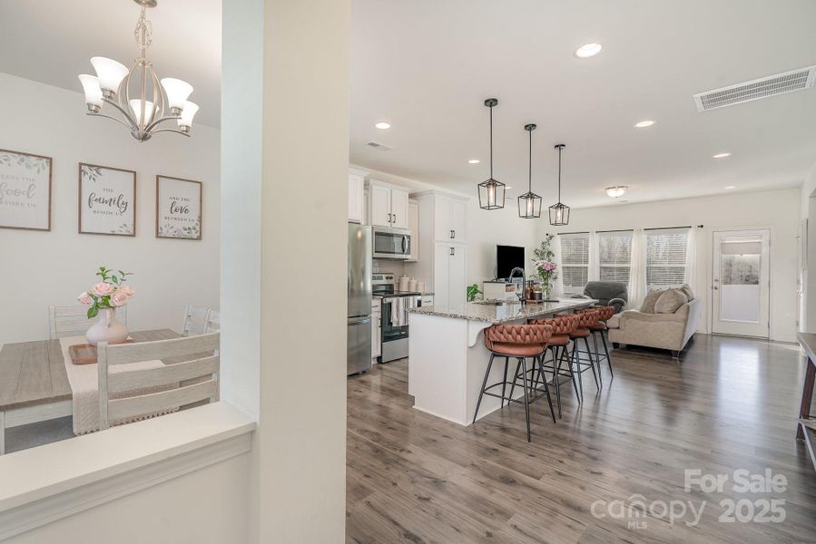 Furnished interior view inside a new home in , York (Image 4).