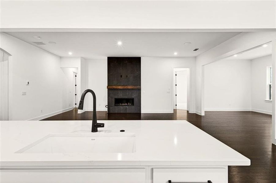 Furnished interior view inside a new home in , Cumming (Image 33).