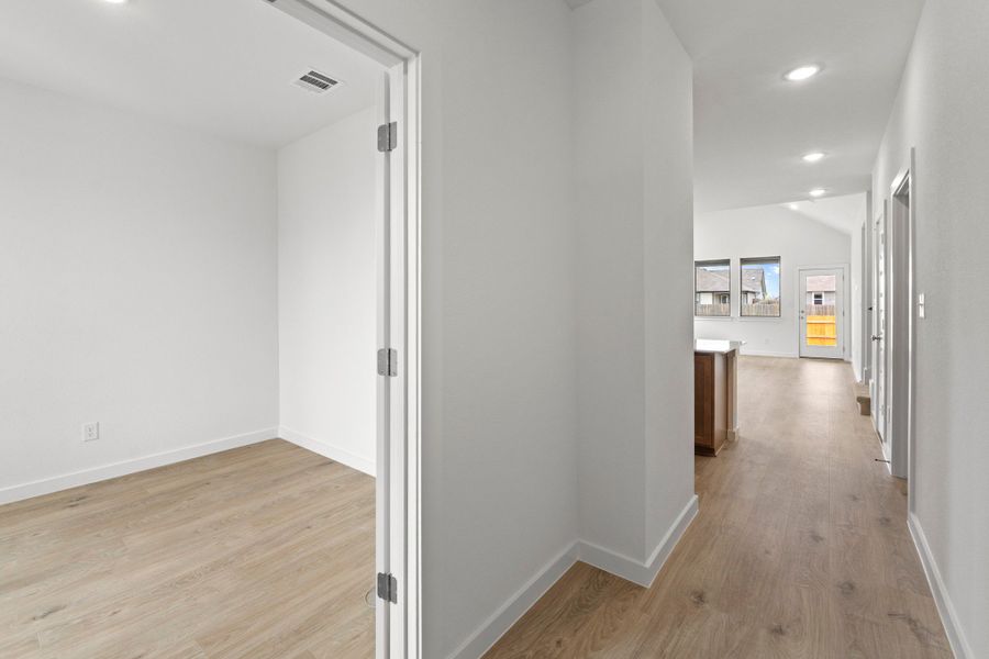 Entry in the Pearl home plan by Trophy Signature Homes – REPRESENTATIVE PHOTO