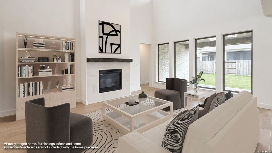 Furnished interior view inside a new home in Veramendi, New Braunfels (Image 12).