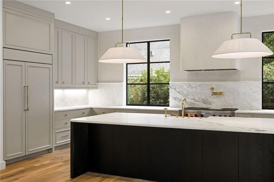 Furnished interior view inside a new home in , Atlanta (Image 6).