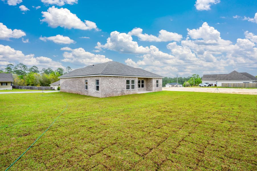 Representative exterior photo of a completed home built from the Jackson by CJL Homes in Oak Hollow, Crestview, FL (Image 23).