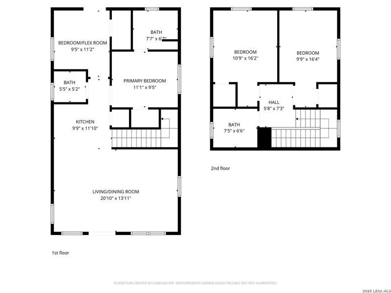 2D floor plan layout of this home in , San Antonio, TX (Image 4).