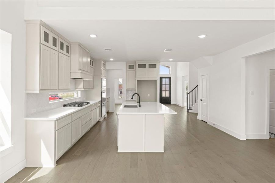 Furnished interior view inside a new home in Trails at Cottonwood Creek, Rowlett (Image 7).