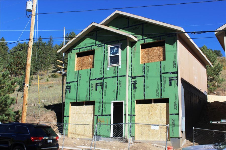In-progress construction of a new home in , Central City, CO (Image 5).