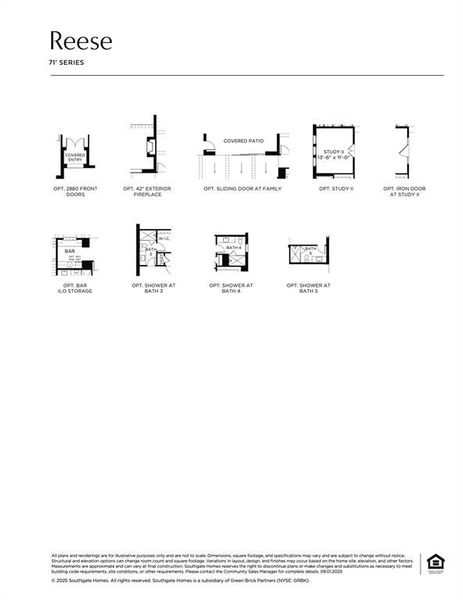 This dream home features elevation B, optional sliding door at family, wet bar, sink in utility and so much more!