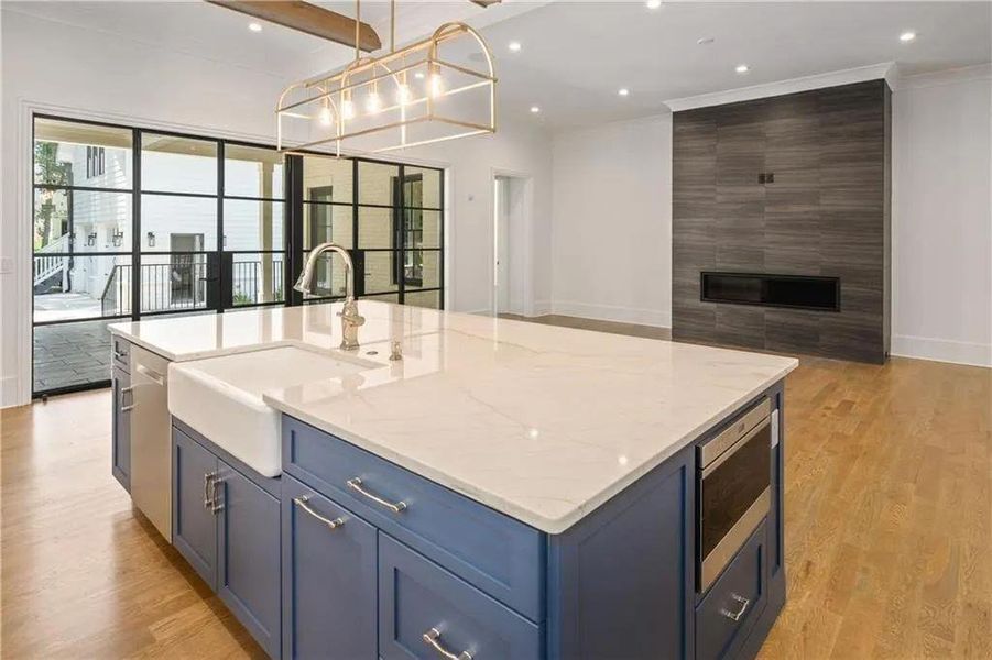 Furnished interior view inside a new home in , Marietta (Image 11).