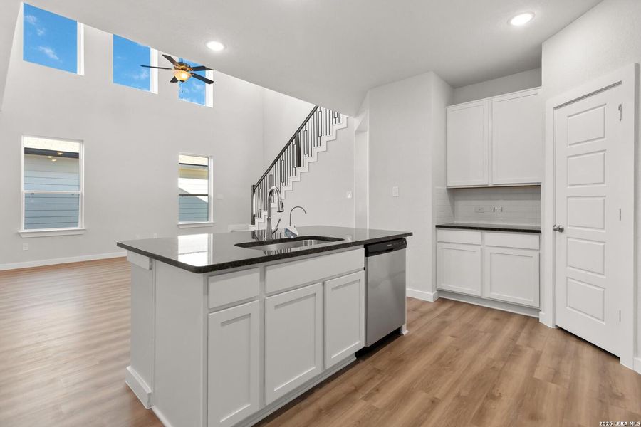 Furnished interior view inside a new home in Red Hawk Landing, San Antonio (Image 8).