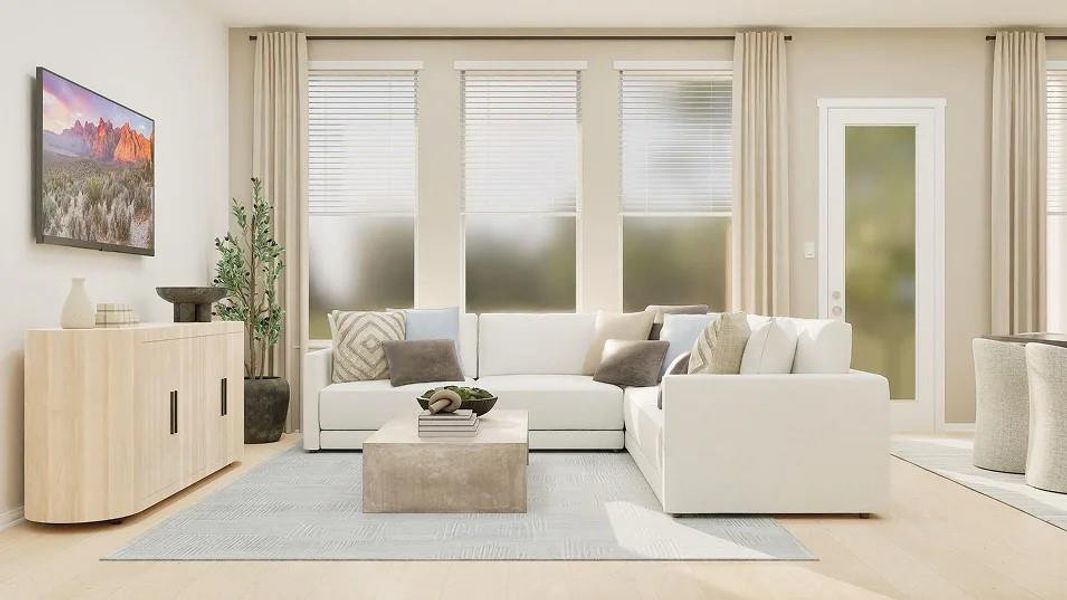 Furnished interior view inside a new home in , Salado (Image 8).