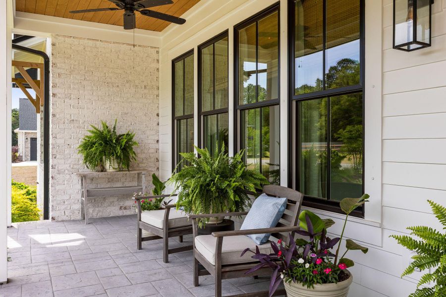 Exterior details and patio area of a home in , Johns Island (Image 3). Exterior details and patio area of a home in , Johns Island (Image 3).