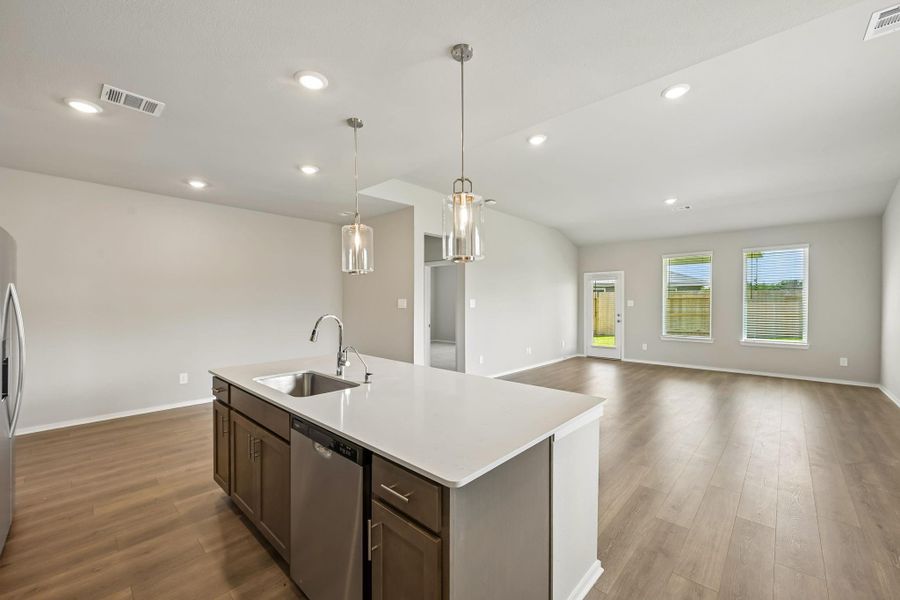 Furnished interior view inside a new home in Heights of Barbers Hill, Baytown (Image 12).