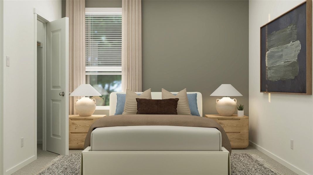 Furnished interior view inside a new home in Moore Landing, Magnolia (Image 10).