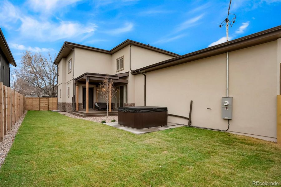 Exterior details and patio area of a home in , Denver (Image 29). Exterior details and patio area of a home in , Denver (Image 29).