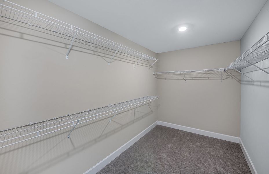 Owner's walk-in closet