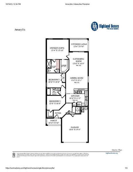 Amaryllis - Home Layout