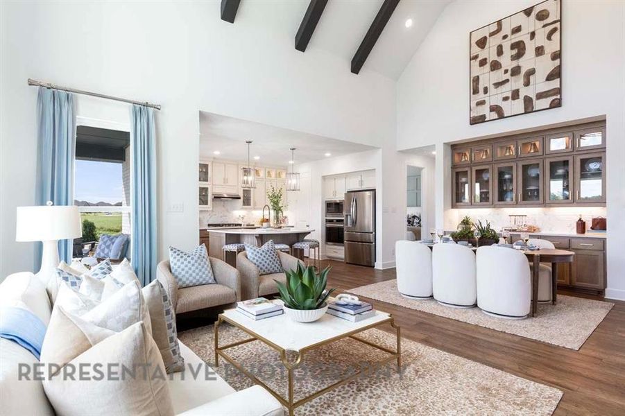 Furnished interior view inside a new home in Heritage Ranch, Sherman (Image 6).