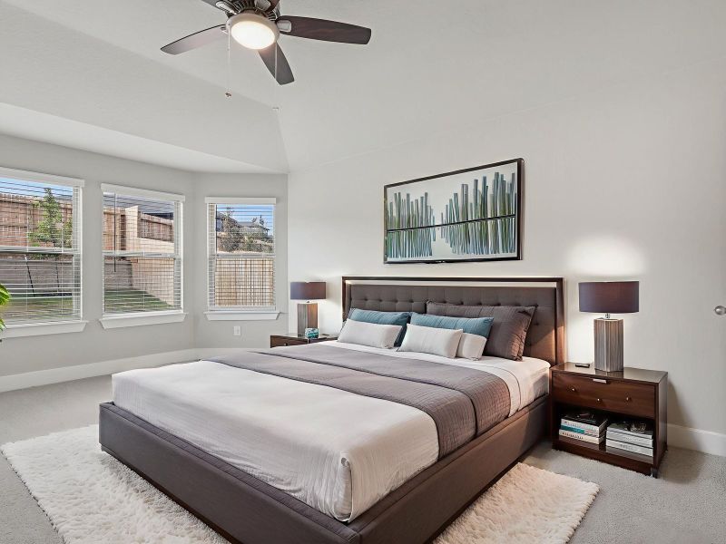 Furnished interior view inside a new home in Remington Ranch, San Antonio (Image 5).