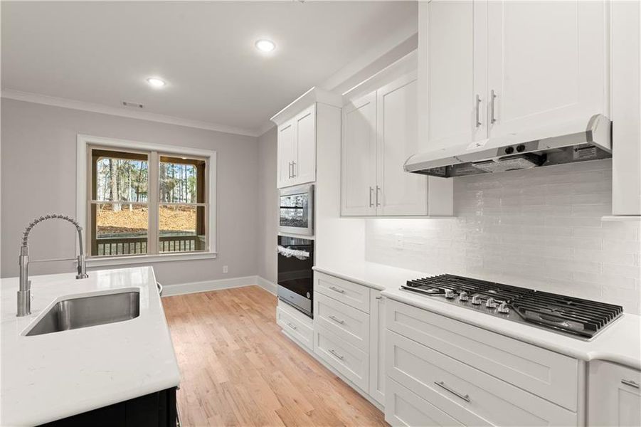 Furnished interior view inside a new home in , Canton (Image 6).