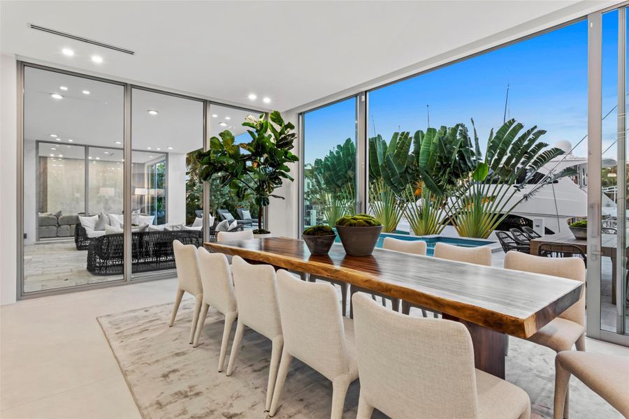 Furnished interior view inside a new home in , Fort Lauderdale (Image 9).