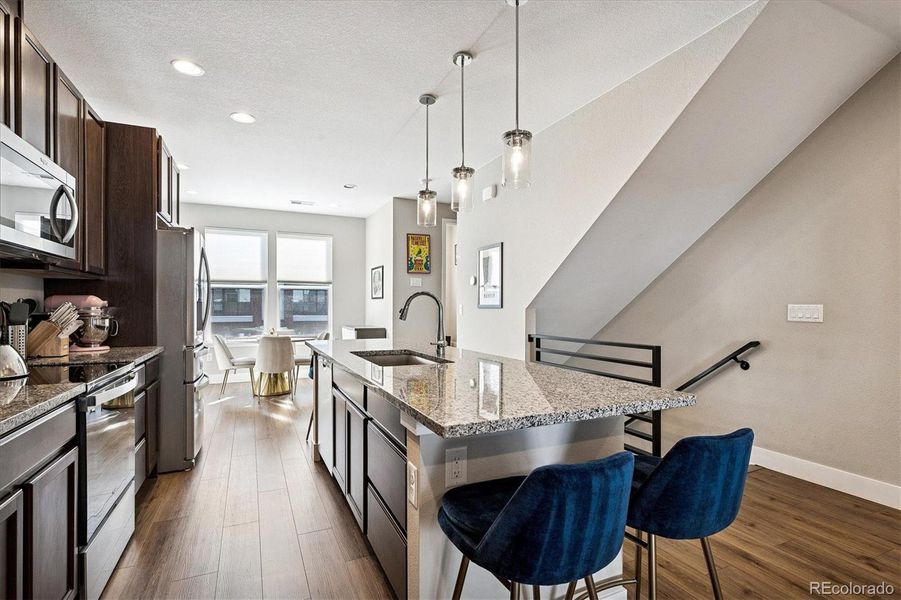 Furnished interior view inside a new home in , Denver (Image 6).