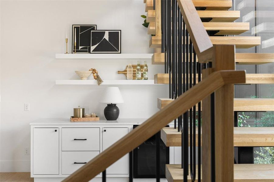 Close-up of interior finishes inside a home in , Dallas (Image 20).